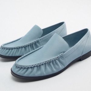 ZARA Loafers. 100% leather. NEW With tags. Size 7 1/2